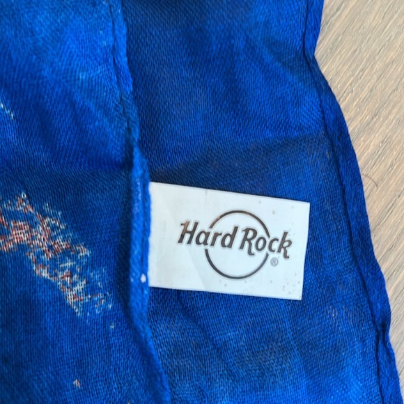 NWT Hard Rock Cafe Union Jack Scarf - Picture 4 of 5
